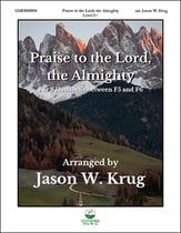 Praise to the Lord, the Almighty Handbell sheet music cover